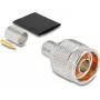 Delock N konektor samec crimp pre LMR-400 so zmršťovacou bužírkou 91768