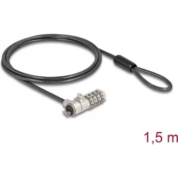 DELOCK Navilock zámok na notebook s číselným zámkom pre HP Nano Slot - kábel z uhlíkovej ocele (20967)