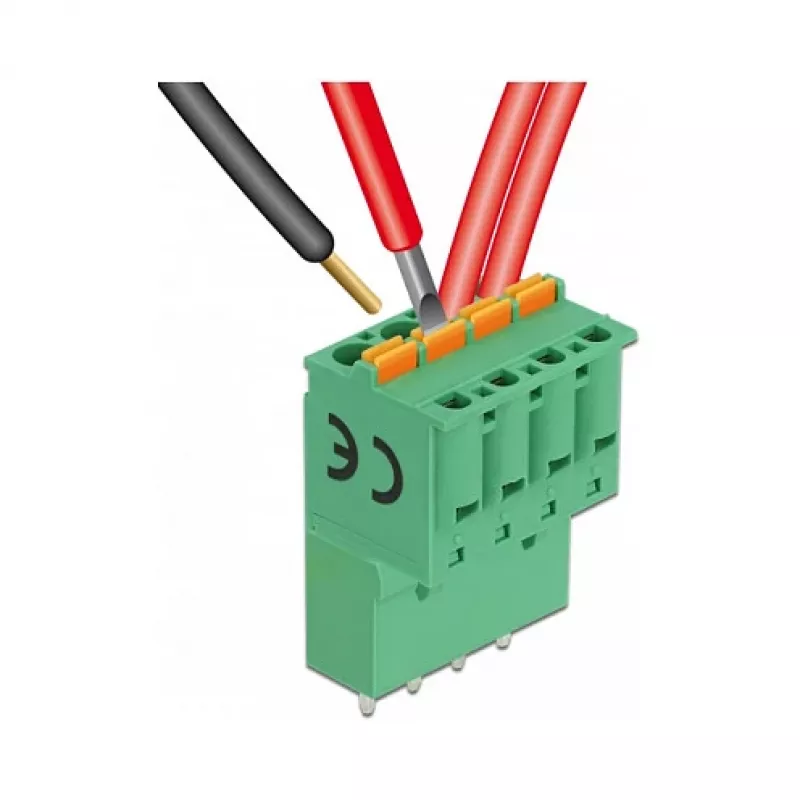 Delock sada PCB svorkovníc 4-pólová rozstup 5,08 mm vertikálna (66501)
