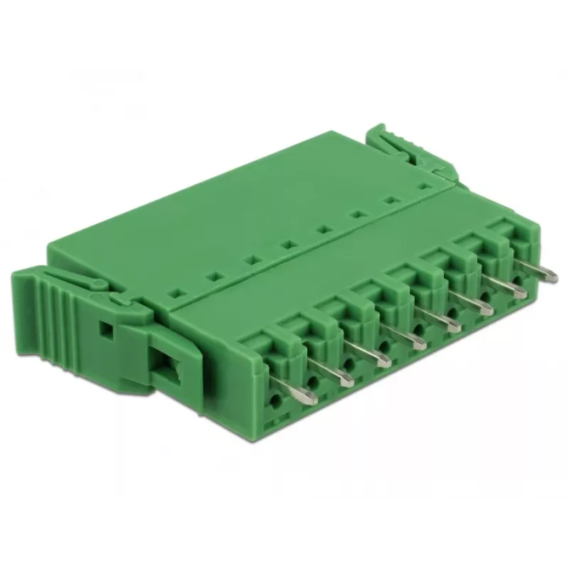 Delock sada PCB svorkovnice 8-pólová 3,81 mm rozteč vertikálna zelená (10 ks) 65974