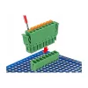 Delock sada PCB svorkovnice 8-pólová 3,81 mm rozteč vertikálna zelená (10 ks) 65974