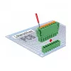 Delock sada PCB svorkovnice 8-pólová 3,81 mm rozteč vertikálna zelená (10 ks) 65974