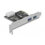 Delock PCI Express x1 karta na 2 x USB 3.2 Gen 1 Type-A, Low-Profile