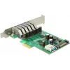 Delock PCI Express x1 karta na 6 x externých + 1 x interný USB 3.0
