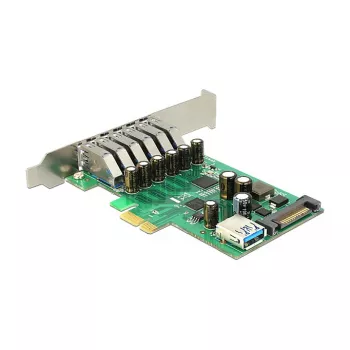 Delock PCI Express x1 karta na 6 x externých + 1 x interný USB 3.0