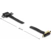 Delock PCI Express x1 riser karta s 90° zahnutým konektorom a 60 cm káblom