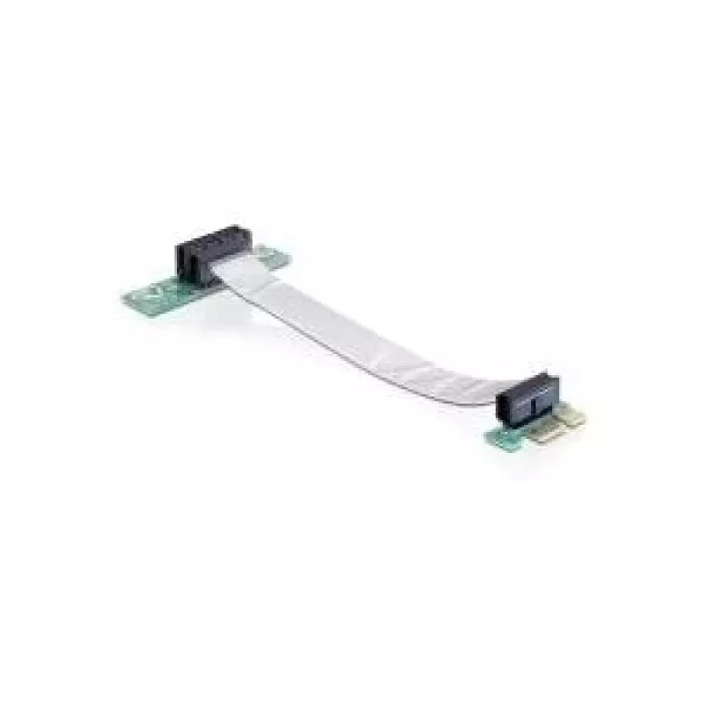Delock PCI Express x1 na x1 riser karta s flexibilným káblom, 13 cm, orientovaná doľava