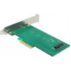 Delock PCI Express x4 karta na 1 x interný NVMe M.2 Key M 110 mm - low profile formát