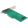 Delock PCI Express x4 karta na 1 x interný NVMe M.2 Key M 110 mm - low profile formát
