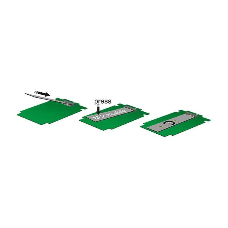 Delock PCI Express x4 karta na 1 x interný NVMe M.2 Key M 110 mm - low profile formát