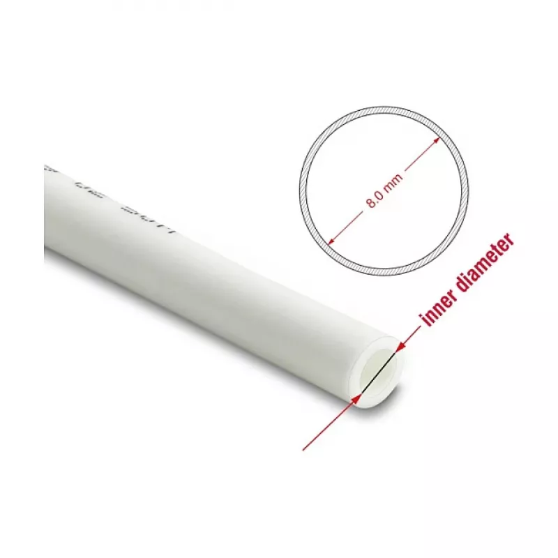 DELOCK pneumatická hadica 12 x 8 mm 50 m rolka biela