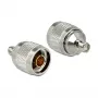 DeLOCK RF adaptér N samec na SMA samica 50 Ohm