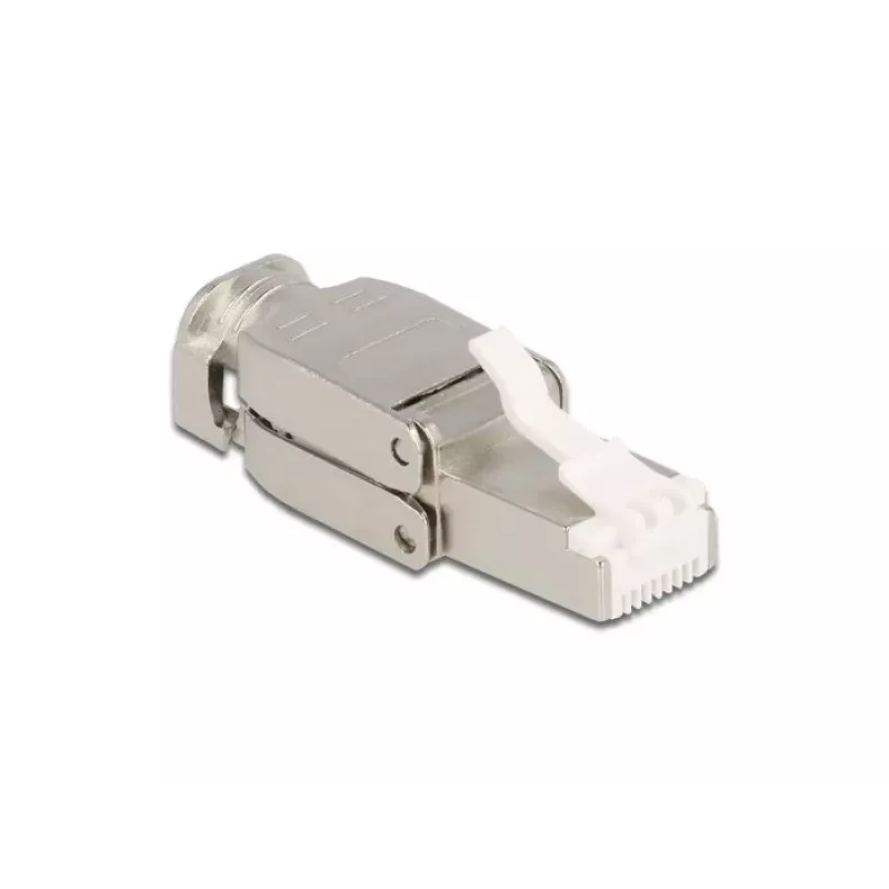Delock RJ45 konektor samec Cat.6A STP bez nástrojov pre montáž v teréne 86927