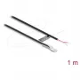 Delock kábel teplotného senzora M4 NTC 10 kOhm B25/50 3950K 1 m PVC čierny