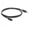 Delock TOSLINK kábel Mini TOSLINK 3,5-mm konektor samec na TOSLINK konektor samec, Ø 2,2 mm, 1,5 m, čierny