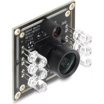 Delock USB 2.0 kamerový modul s Global Shutter monochromatický 0,92 MP 65° 6 LED V6 pevné zaostrenie (96410)