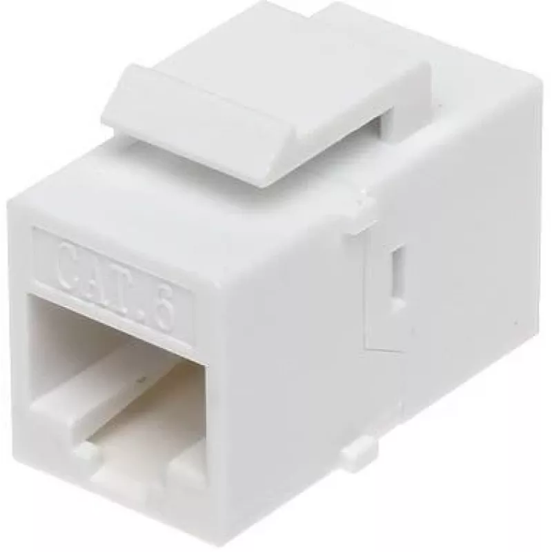 DELTA FX-RJ45-G/RJ45-G/6 Tienený Cat6 Keystone Jack, bez nástroja, zlaté kontakty