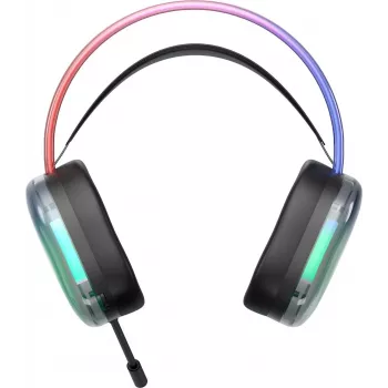 Deltaco Gaming DH230 headset RGB podsvietený priesvitný (GAM-186)
