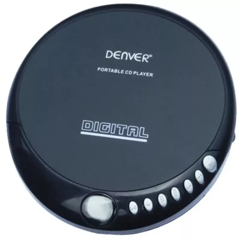 Denver DM-24 prenosný CD prehrávač so slúchadlami, čierny