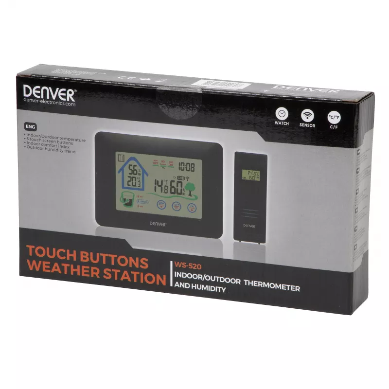 Denver WS-520 meteorologická stanica s bezdrôtovým vonkajším senzorom