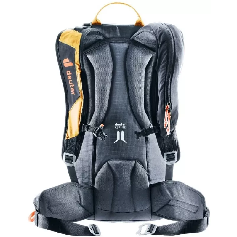 Deuter Alproof Lite 20 SL lavínový airbag batoh + Wash Center I kozmetická taška set - Cinnamon/čierna & Raisin/Caspia