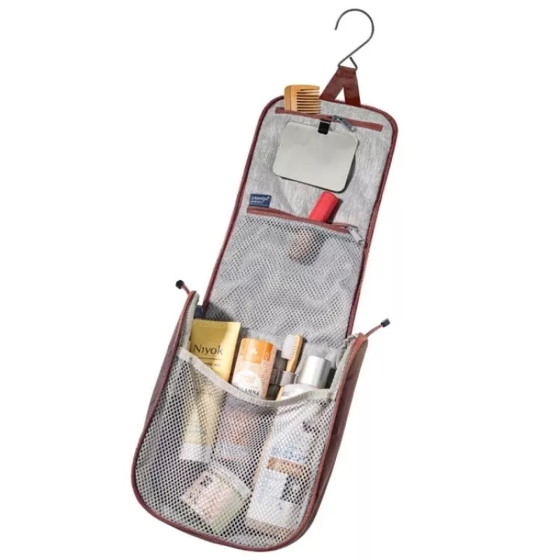 Deuter Alproof Lite 20 SL lavínový airbag batoh + Wash Center I kozmetická taška set - Cinnamon/čierna & Raisin/Caspia