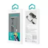 Devia 2-in-1 USB-C na Lightning kábel lanyard 1,2m 27W čierny