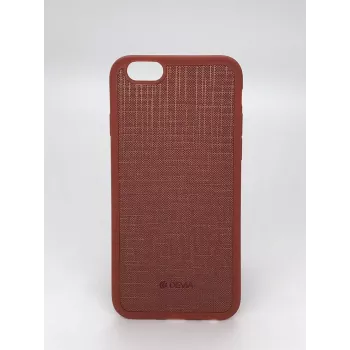 Devia Apple iPhone 6/6s Jelly Slim Leather Case hnedá