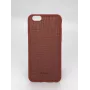 Devia Apple iPhone 6/6s Jelly Slim Leather Case hnedá