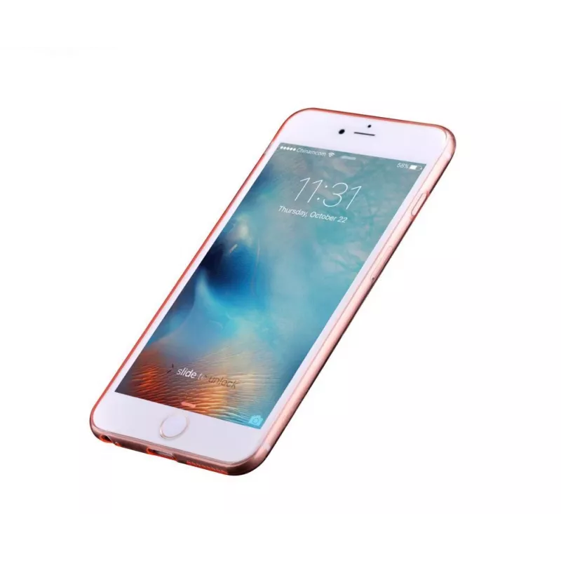 Devia Apple iPhone 6/6s Naked transparentný ružovozlatý zadný kryt