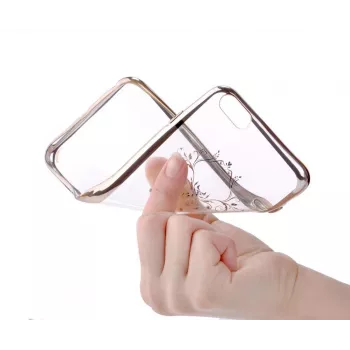 Devia Apple iPhone 6 Plus/6s Plus Crystal Iris šampanské zlato zadný kryt