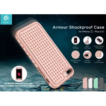 Devia Apple iPhone 7 / 8 Armor nárazuvzdorné puzdro zelená