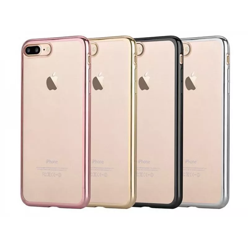 Devia Apple iPhone 7/8 Glitter Soft puzdro čierne