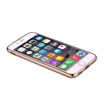 Devia Apple iPhone 7/8 Glitter soft puzdro šampanské zlaté