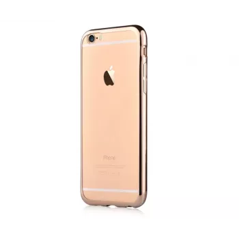 Devia Apple iPhone 7/8 Glitter soft puzdro šampanské zlaté