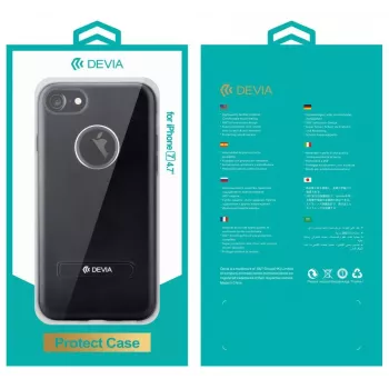Devia Apple iPhone 7 iView modré flipové puzdro s okienkom Smart View a stojanom