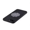 Devia Apple iPhone 7 Plus/8 Plus puzdro s kvetinovou výšivkou čierna