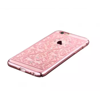 Devia Apple iPhone 7 Plus Baroque so Swarovski ružové zlato ochranné puzdro