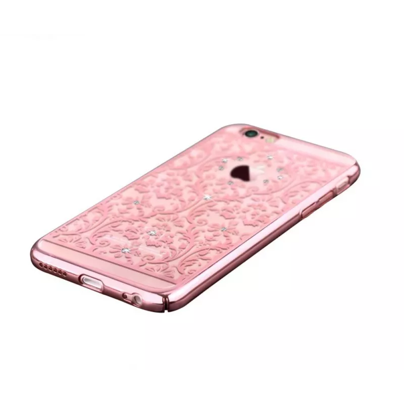 Devia Apple iPhone 7 Plus Baroque so Swarovski ružové zlato ochranné puzdro