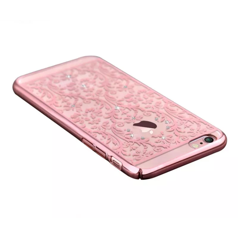 Devia Apple iPhone 7 Plus Baroque so Swarovski ružové zlato ochranné puzdro