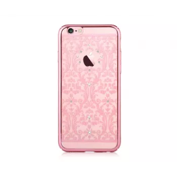 Devia Apple iPhone 7 Plus Baroque so Swarovski ružové zlato ochranné puzdro