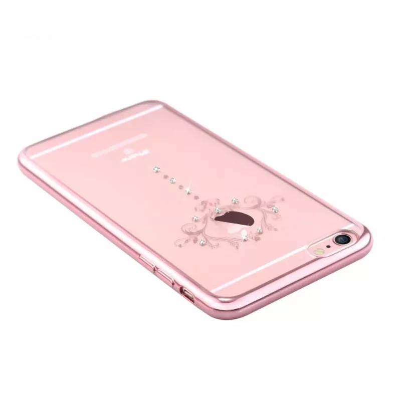 Devia Apple iPhone 7 Plus Crystal Iris Soft puzdro rose gold