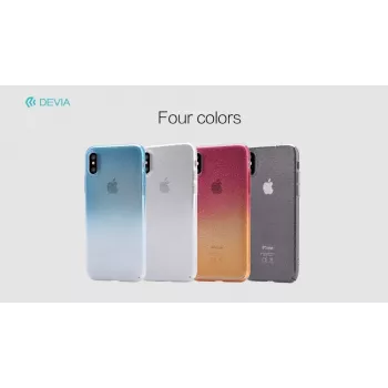 Devia Apple iPhone X Amber puzdro modré