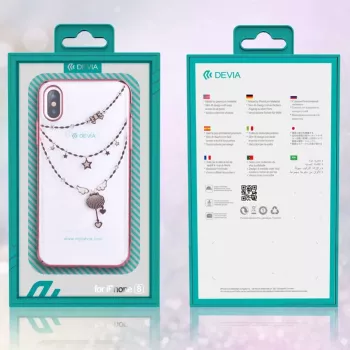 Devia Apple iPhone X Crystal Shell kryt čierny