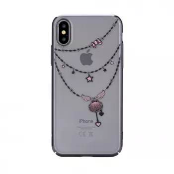 Devia Apple iPhone X Crystal Shell kryt čierny