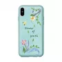Devia Apple iPhone X kryt s kvetinovou výšivkou