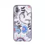 DEVIA Crystal Bloosom puzdro pre Apple iPhone X / XS - strieborné
