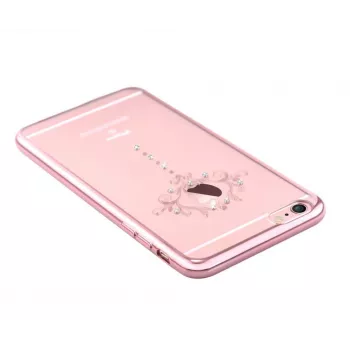 DEVIA Crystal Iris Soft puzdro pre Apple iPhone 7 - rose gold