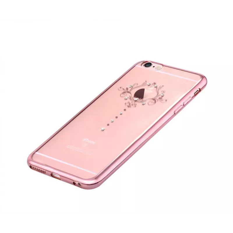 DEVIA Crystal Iris Soft puzdro pre Apple iPhone 7 - rose gold