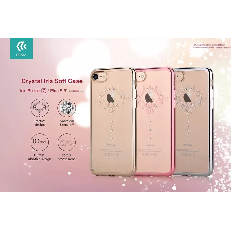 Devia Crystal Iris Soft kryt pre Samsung Galaxy S8 Plus - čierny